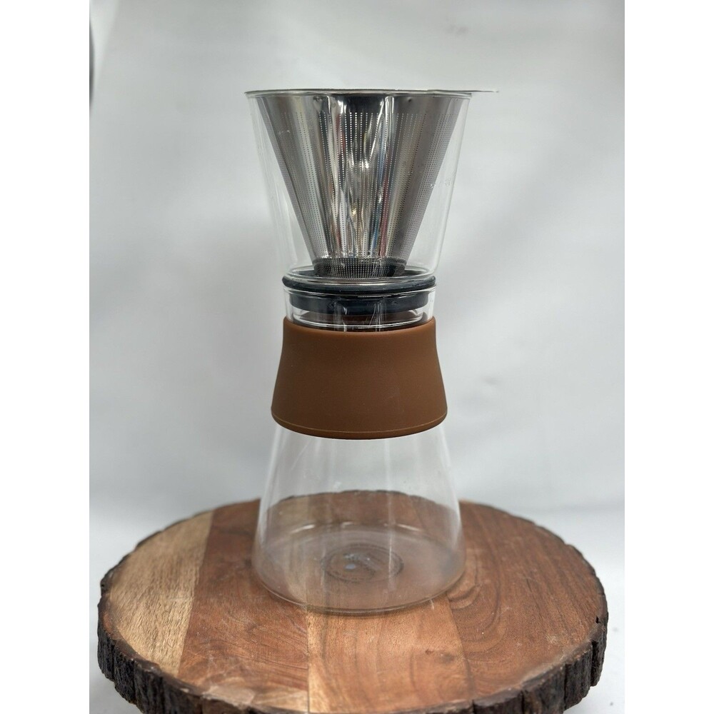GROSCHE Amsterdam Craft Pour Over Coffee Maker with Removable Top